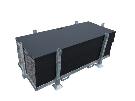 Stapelbock mit Fahrplatten – 200x80x1,5 cm – HD